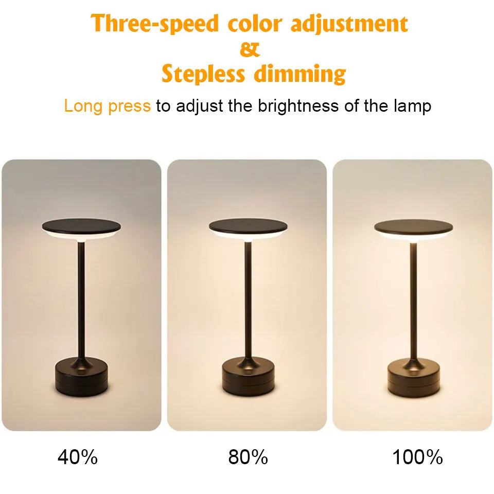 GlowNest – Touch LED Table Lamp for Bedroom & Ambient Spaces