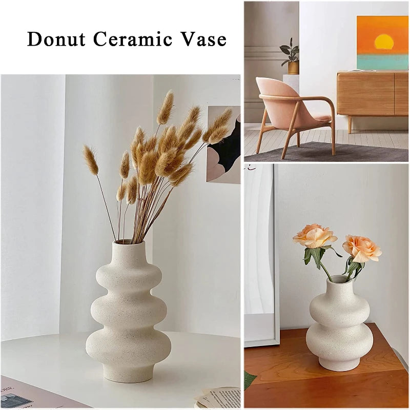ArcticBloom – Modern Nordic Vase for Dried Flowers & Minimalist Styling