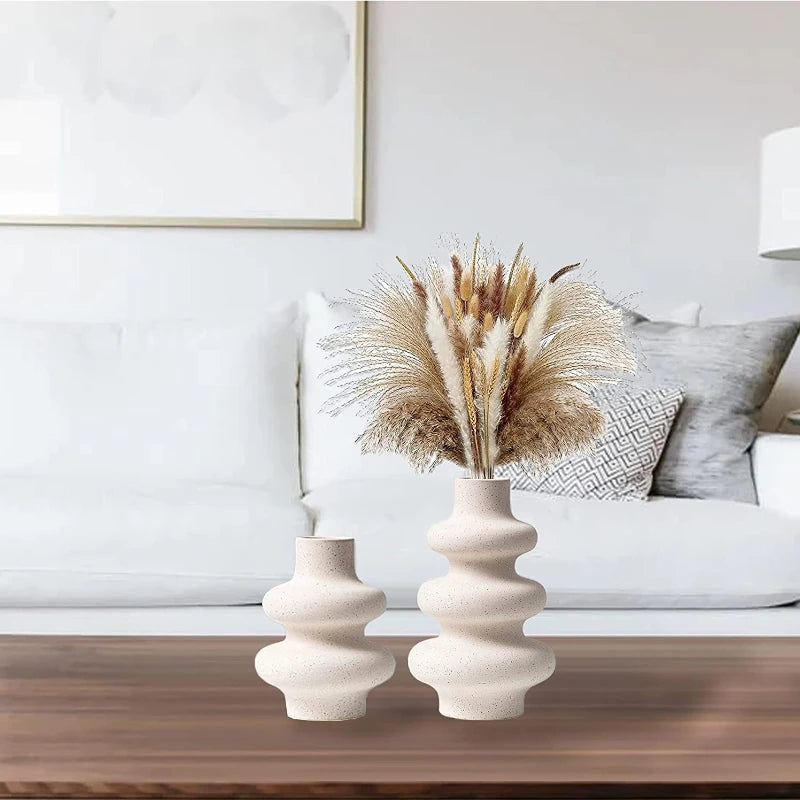 ArcticBloom – Modern Nordic Vase for Dried Flowers & Minimalist Styling
