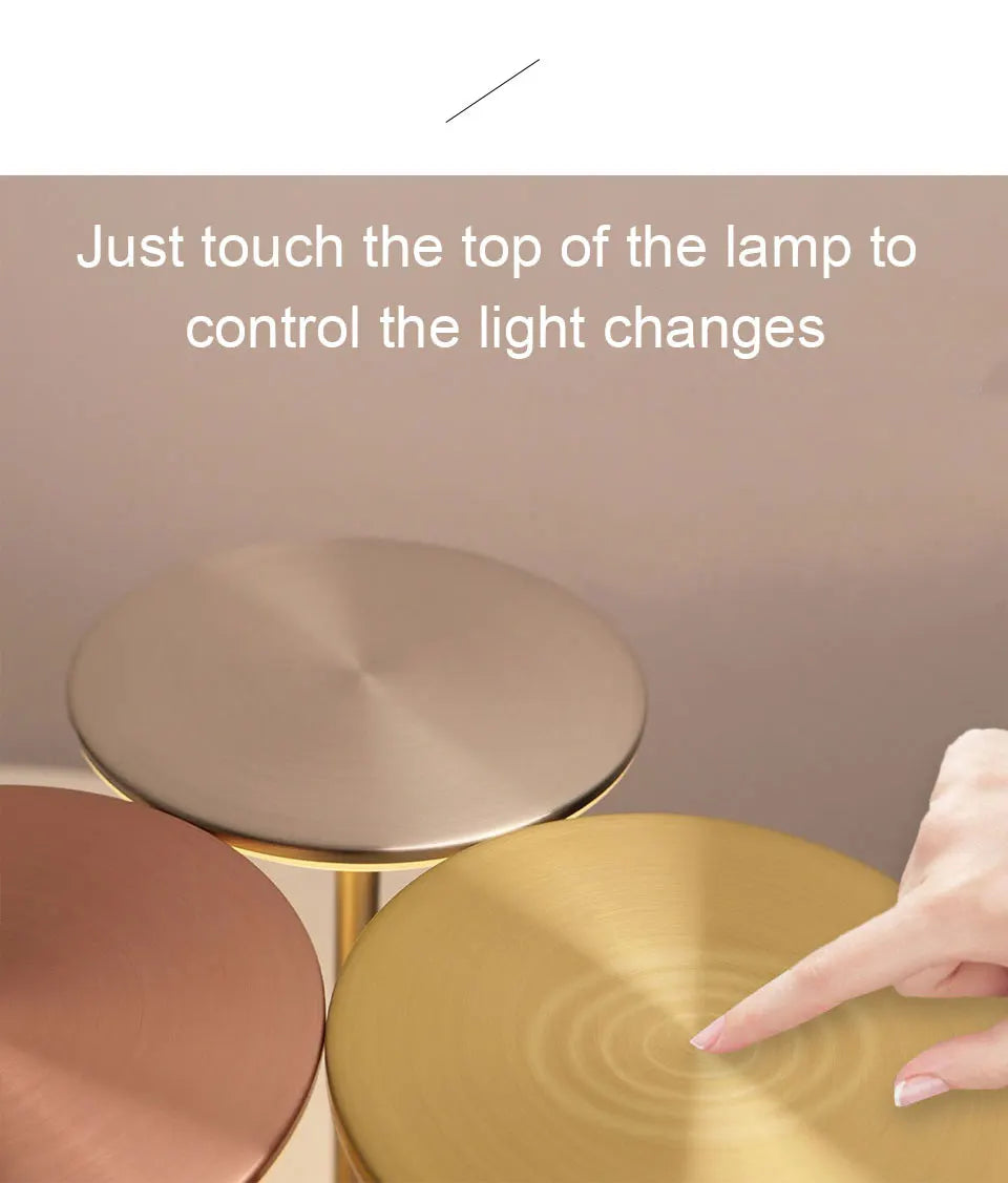 GlowNest – Touch LED Table Lamp for Bedroom & Ambient Spaces