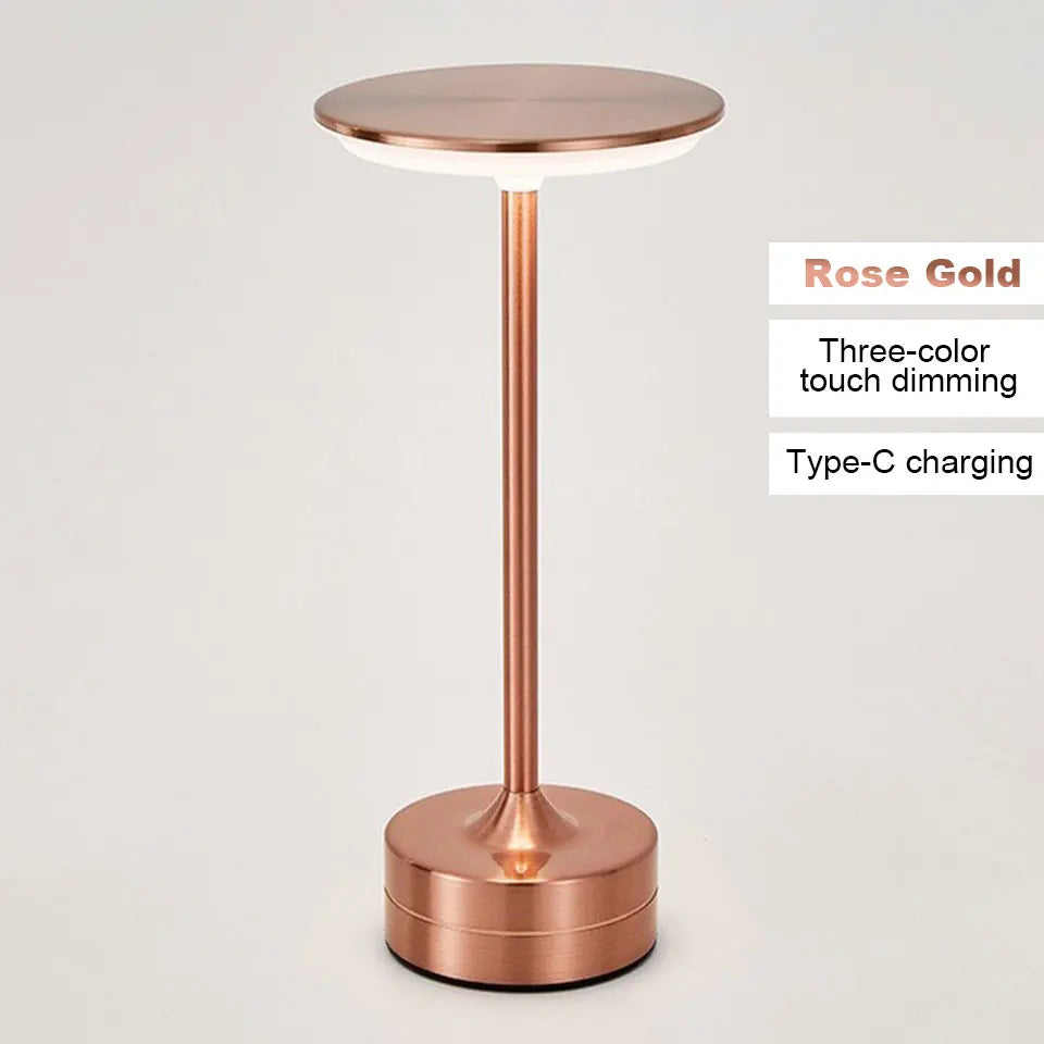 GlowNest – Touch LED Table Lamp for Bedroom & Ambient Spaces