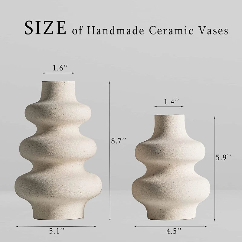 ArcticBloom – Modern Nordic Vase for Dried Flowers & Minimalist Styling
