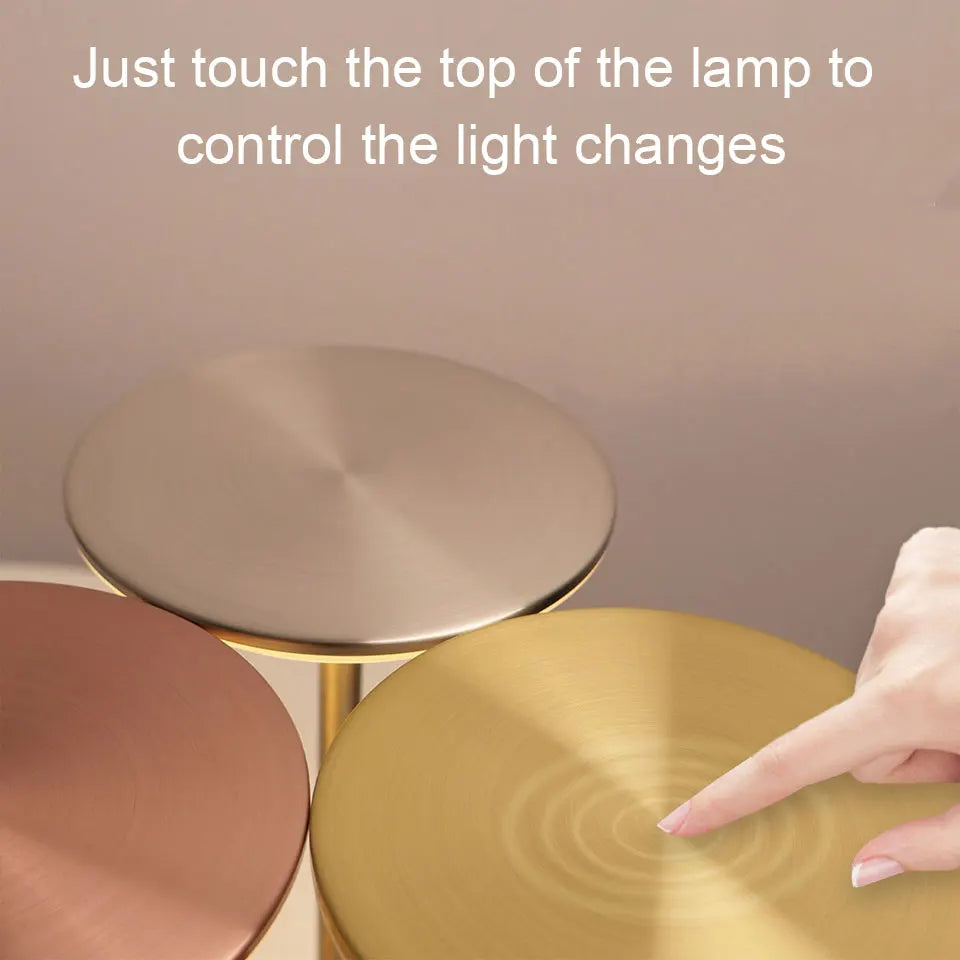 GlowNest – Touch LED Table Lamp for Bedroom & Ambient Spaces