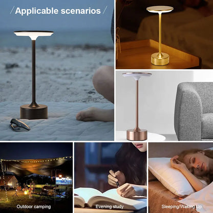GlowNest – Touch LED Table Lamp for Bedroom & Ambient Spaces