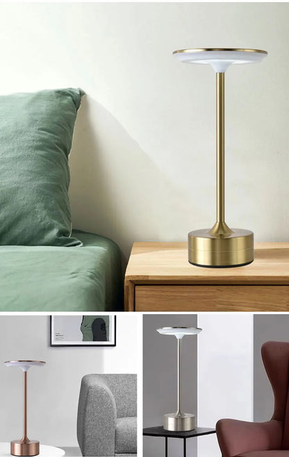 GlowNest – Touch LED Table Lamp for Bedroom & Ambient Spaces