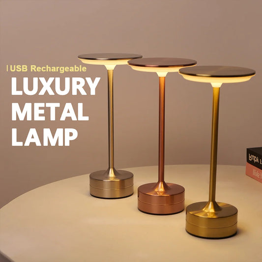 GlowNest – Touch LED Table Lamp for Bedroom & Ambient Spaces
