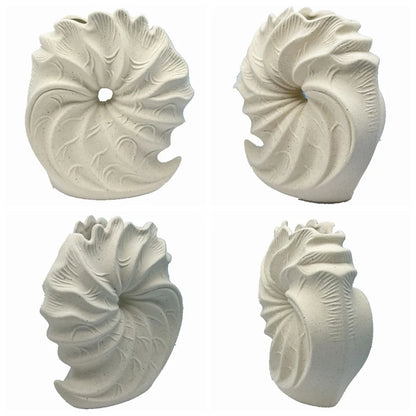 ShellaVase – Neutral Conch Shape Vase for Elegant Interior Decoration